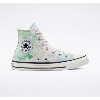 Converse Chuck Taylor All Star Washed Florals Hi Zelene - Damske Vysoké Tenisky